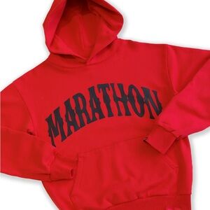 The Marathon Clothing Red Hoodie